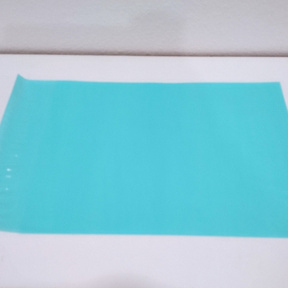 Teal Aqua 8x10.5" Poly Mailers 80 Mailer Shipping Bags Semi-Sheer with Adhesive - Picture 3 of 5